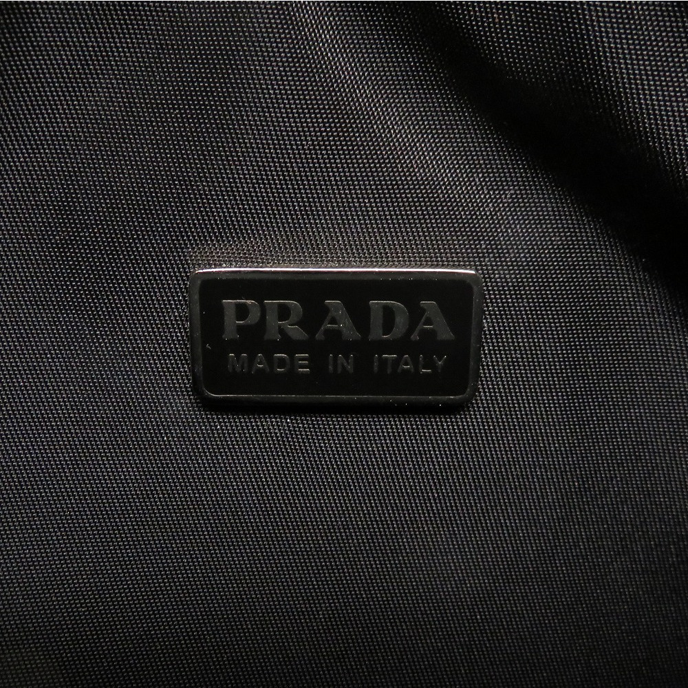Prada Nylon Triangular Plate Accessory Pouch Hand… - image 6